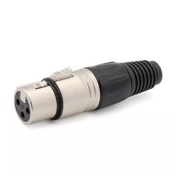 Professional Nickel Plated 3-Pin XLR Connector Coupler for Microphone Audio Cable