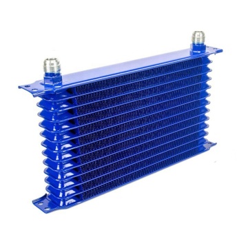 Universal 13Row Oil Cooler Kit Trust Type Blue for Engine Transmission