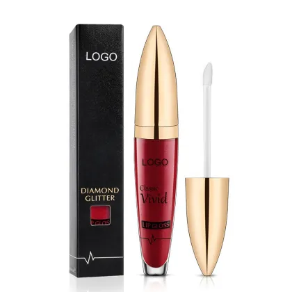 18Colors Glitter Liquid Lipgloss: Waterproof Makeup Cosmetics