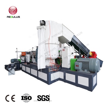 PP PE Garbage Bag Recycling Granulating Pelletizing Machine