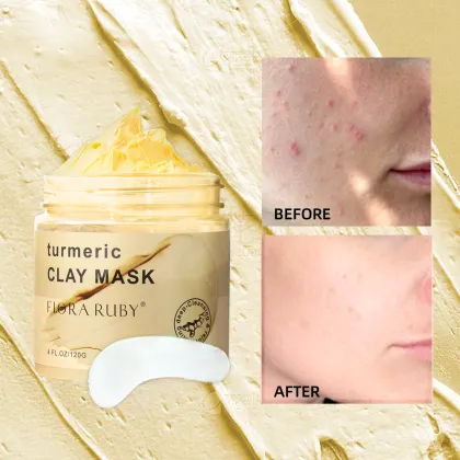 Turmeric Mud Mask for Deep Cleansing Facial Clay Skincare