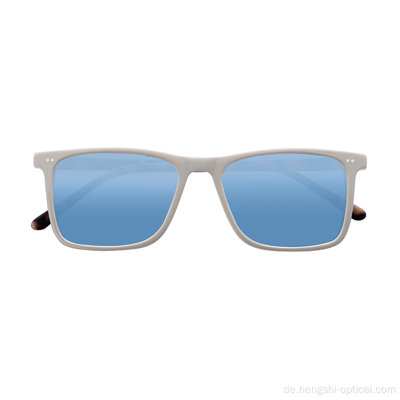Neue Modedesign Männer quadratische Sonnenbrille Frauen Acetat Sheild Sonnenbrille