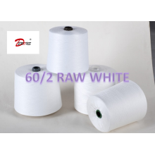 100% 폴리에스터 원사 60/2 RAW WHITE