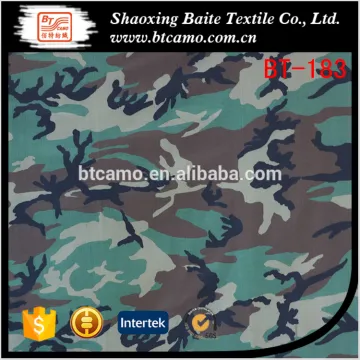 Outdoor training printing camouflage fabric for miltary uniform BT-183