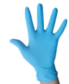 gants en vinyle transparent sans poudre