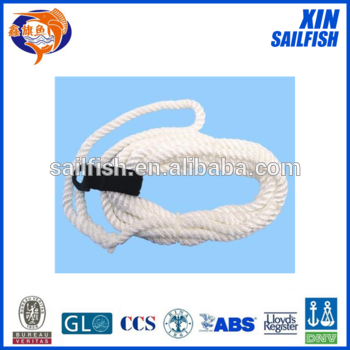 nylon solid braided dockline 3-strand ropes
