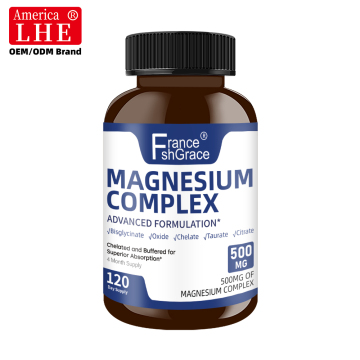 Shecome Capsules Complexes de Magnésium Soutien Musculaire au Sommeil