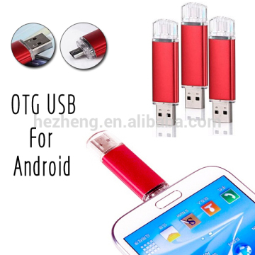 Wholesale Cheap Bulk 16GB Dual USB Pen Drive For Mobile Phone batch of key usb not expensive Customized Bulk items