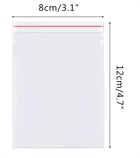 3x4 inch Small Resealable Poly Storage bags