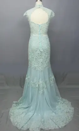 Sleeveless Formal Pleated Evening Dress