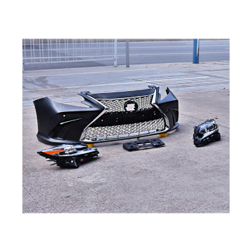 Front Bumper Kit with Grille and Headlights for Lexus ES 2018 Upgrade