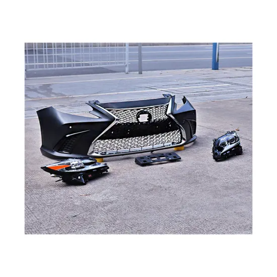 Front Bumper Kit with Grille and Headlights for Lexus ES 2018 Upgrade