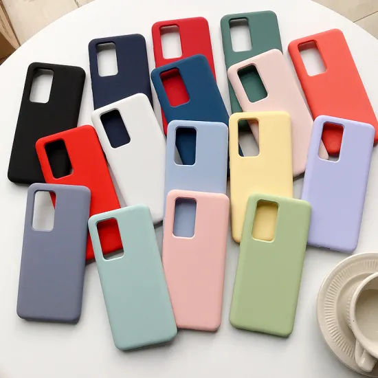 Luxury Full Protection Custom Color Shockproof Liquid Silicone Case for iPhone 12/13/14/15 Pro Max
