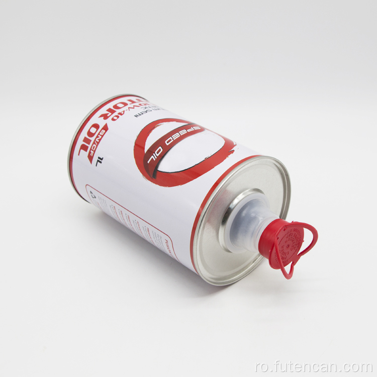 Cutie rotundă de ulei de motor de 1 l