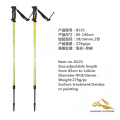 Alpenstock Polos Ajustáveis ​​Anti Grip