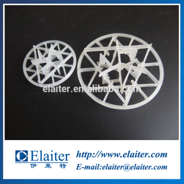 Plastic crystal flake ring tower packing media PP, PE, PVC, CPVC, RPP