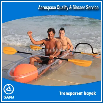 Chinese original PC material clear boat transparent kayak with good price