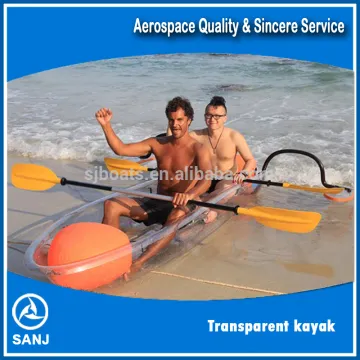 Chinese original PC material clear boat transparent kayak with good price