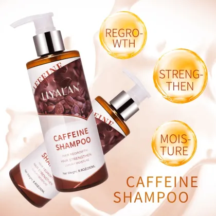Private Label Hair Care Nourish Natural Caffeine Anti Hair Loss Hair Growth Shampoo