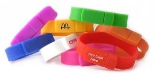 1gb 4gb 16gb Silicon Bracelet Wristband Usb Flash Drive 2.0 Passed Fcc ( My-uwb01)