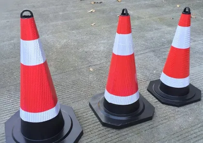 Rubber Road Cone with Lifting Ring - Traffic Warning Products