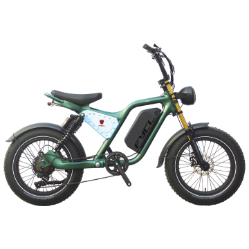 Frame in lega di alluminio 48V 500W Electric City Bike con pneumatici grassi fuoristrada e batteria al litio