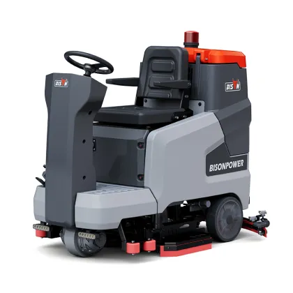 Bison Ride-On Driving Floor Scrubber