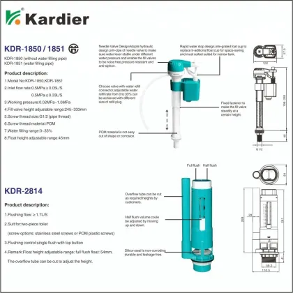 WC Toilet Flush Tank System for Squat Pan