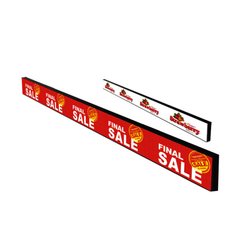 P1.875 Interactive shelf edge led display screen