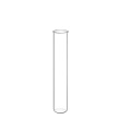 Glass Cylindrical Bottom Test Tubes 25ml 18mm-150mm