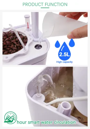 Smart Hydroponic Herb Garden Pots with LED Light