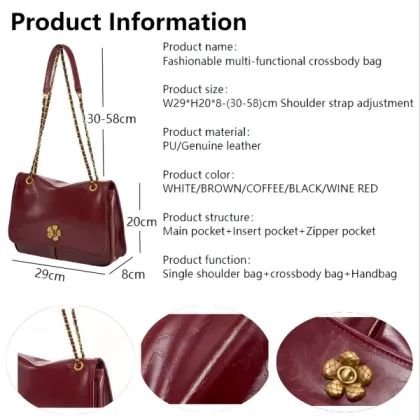 Women's Leather Shoulder Bag