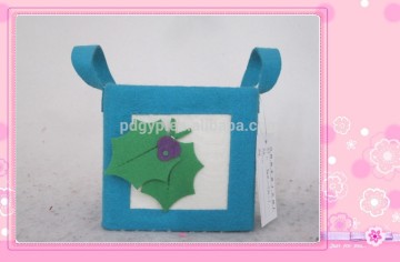 2016 Cheap high qulity and Beautiful Non-woven small Storage Box storage basket