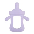 Milk Bottle Design Toy Pacificier Clip Silicone Teether