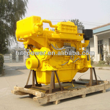 विश्वसनीय प्रदर्शन 150HP मरीन डीजल इंजन (WD129C11) गियर बॉक्स के साथ