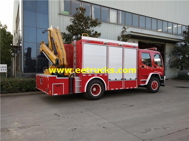 Fire Trucks with Crane