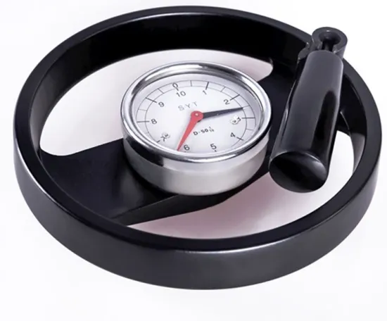 Hand wheels with dial indicator