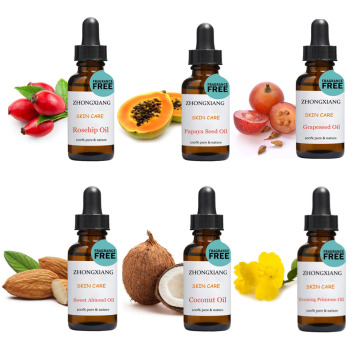 Private label 100% Pure Cold Pressed Hair Care Rosehip Oil Skin Care Anti-wrinkle Rose Essential Oil wholesale bulk