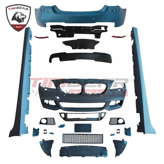 MT Style PP Body Kit Car Bumper Side Skirt for BMW 5 Series F10