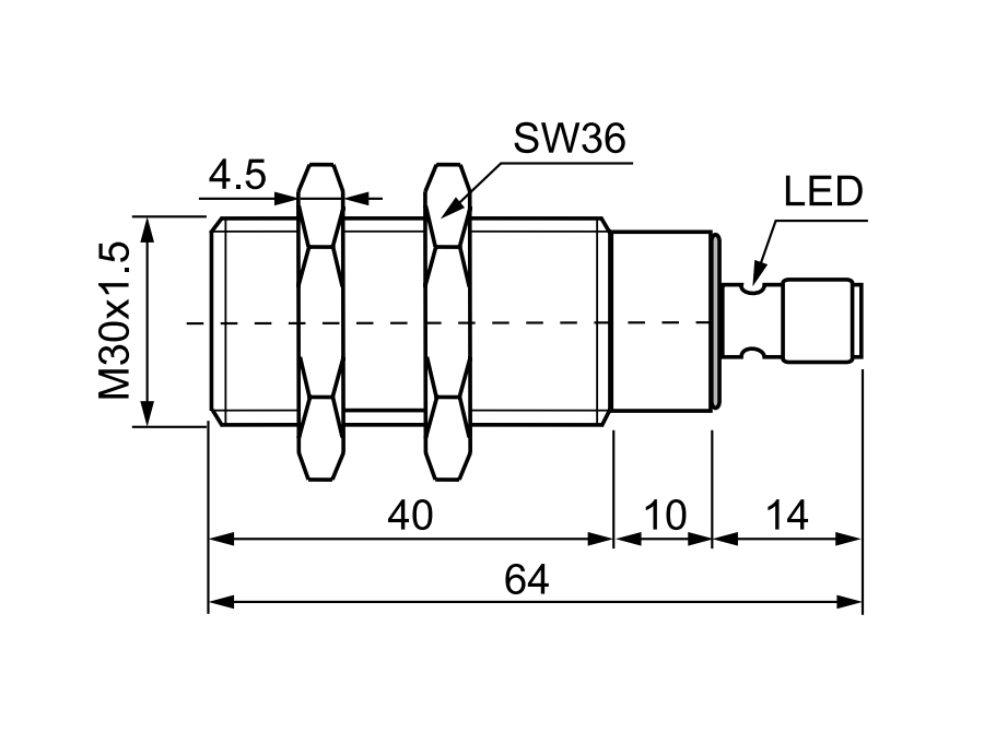 M30 Inductance Proximity Sensor