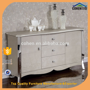 unique dining cabinet with stainless steel legs MDF panel for kitchen furniture