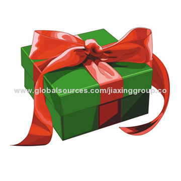 Christmas gift boxes, rectangle shape, made of cardboard, art printing paperNew