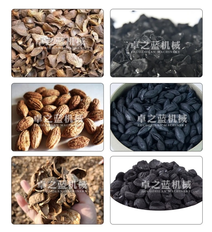 High Performance Coconut Shell Carbonization Furnace for Sale