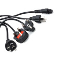 European Standard 3 Pin AC Power Cable