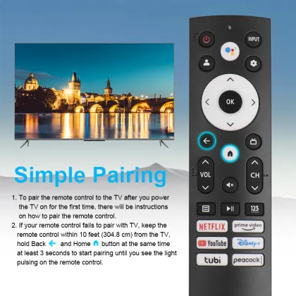 Factory Direct Sales: New RC ERF3M90H TV Remote Control for Hisense Smart Google TV