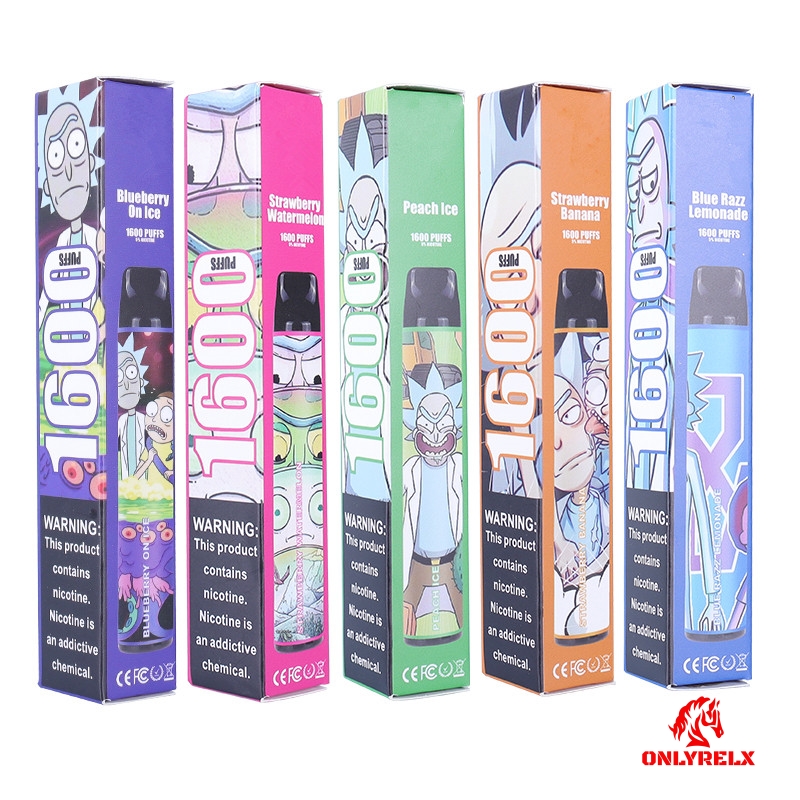 Tendencias más recientes 1600puffs Stick de vape desechable personalizado