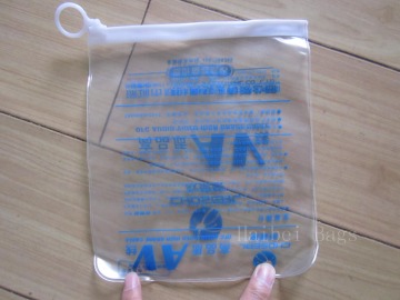 Loop Puller PVC Ziplock Printed Bag (hbpv-68)