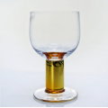 Cocktailglas Weinglas Set mit goldener Basis