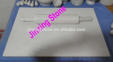 Deluxe White Marble Rolling Pins with Chopping Board