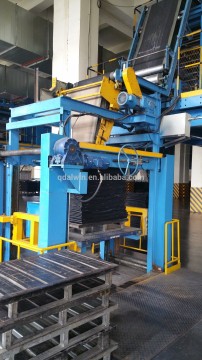 Automatic rubber sheet cooling line batch-off unit